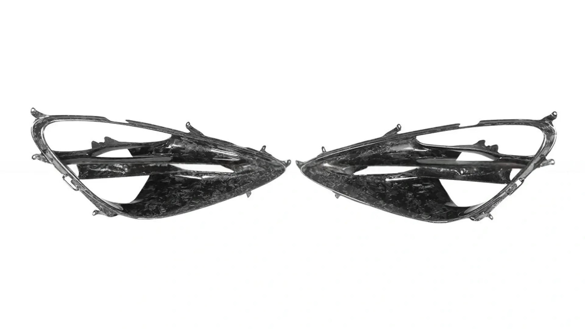 2017-2023 McLaren 720S OEM Style Headlight Inserts Trim Replacement Dry Carbon Fiber Bodykit