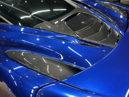 2017-2023 McLaren 720S Coupe OEM Style Rear Engine Hood Trim Dry Carbon Fiber Bodykit