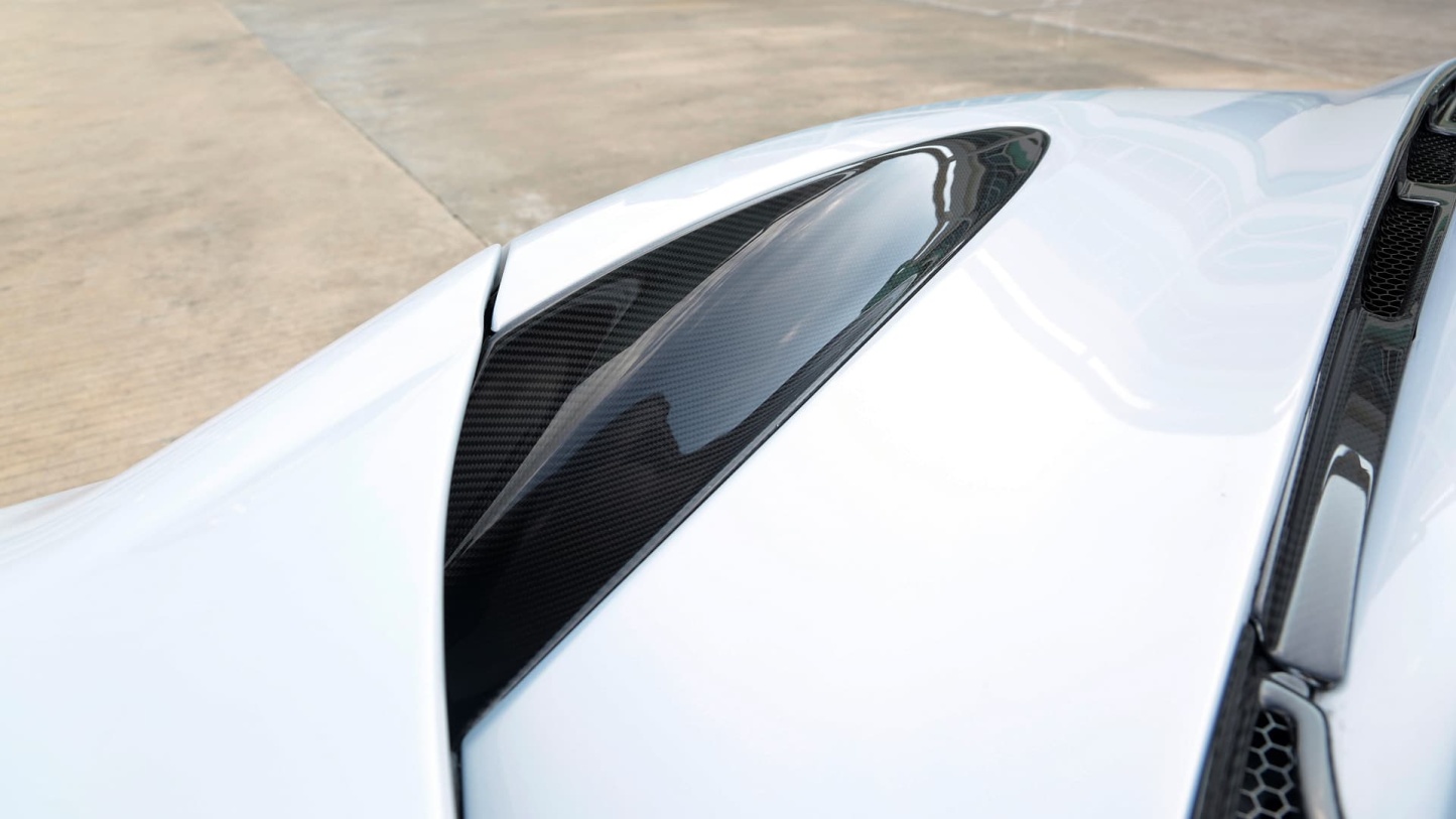 2017-2023 McLaren 720S OEM Style Rear Trunk Air Intake Vents Dry Carbon Fiber Bodykit