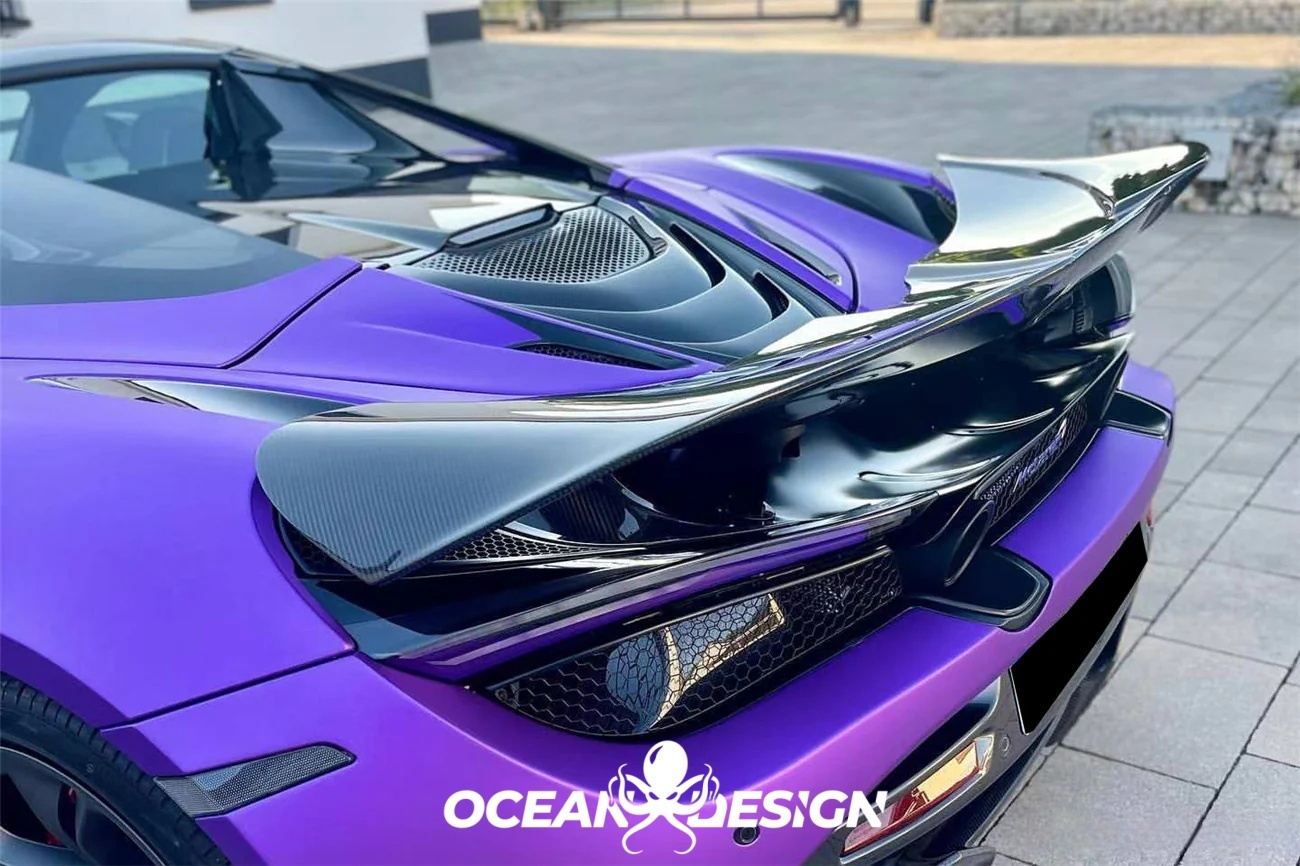 2017-2023 McLaren 720s Spider OEM Dry Carbon Fiber Engine Cover Replacement