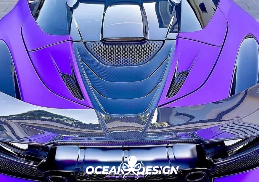 2017-2023 McLaren 720s Spider OEM Dry Carbon Fiber Engine Cover Replacement