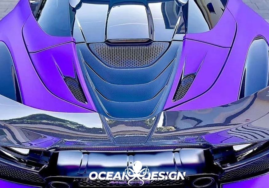 2017-2023 McLaren 720s Spider OEM Dry Carbon Fiber Engine Cover Replacement