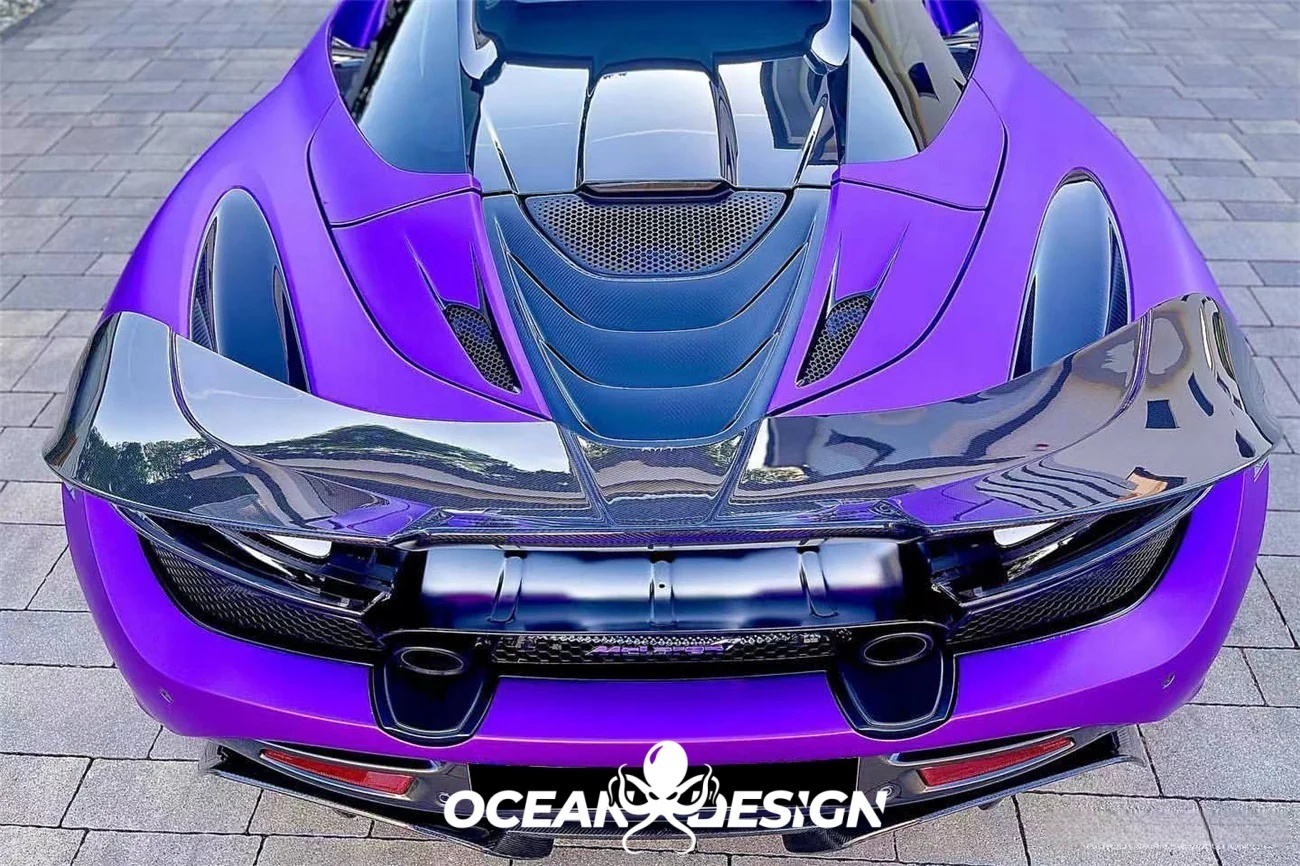 2017-2023 McLaren 720s Spider OEM Dry Carbon Fiber Engine Cover Replacement