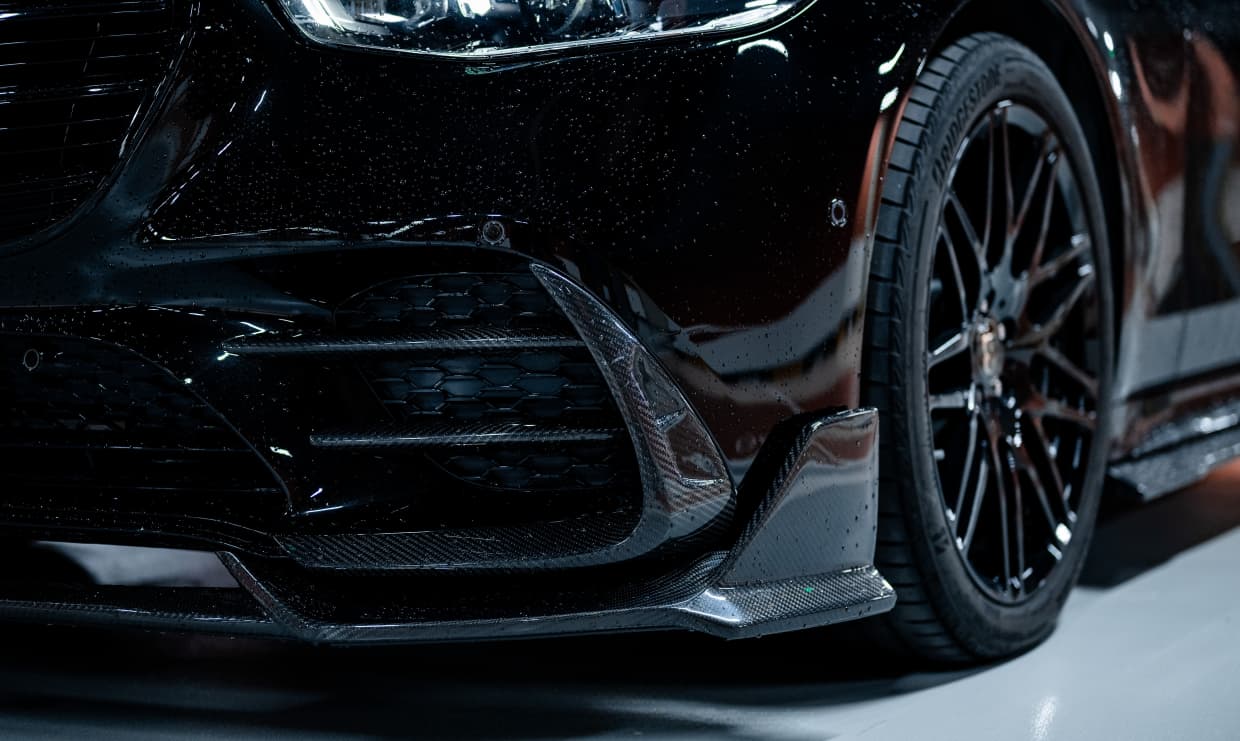 2021-UP Mercedes-Benz S-Class W223 4Matic Sedan MSY Dry Carbon Front Lip Splitter