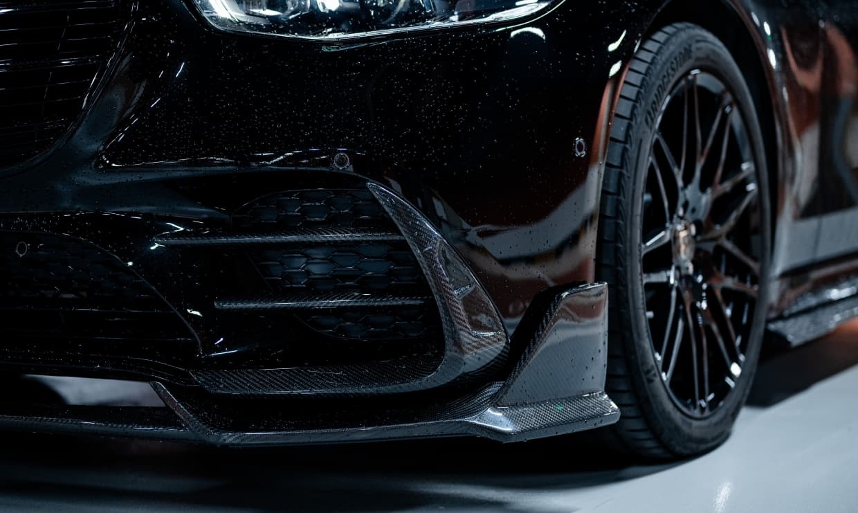 2021-UP Mercedes-Benz S-Class W223 4Matic Sedan MSY Dry Carbon Front Lip Splitter