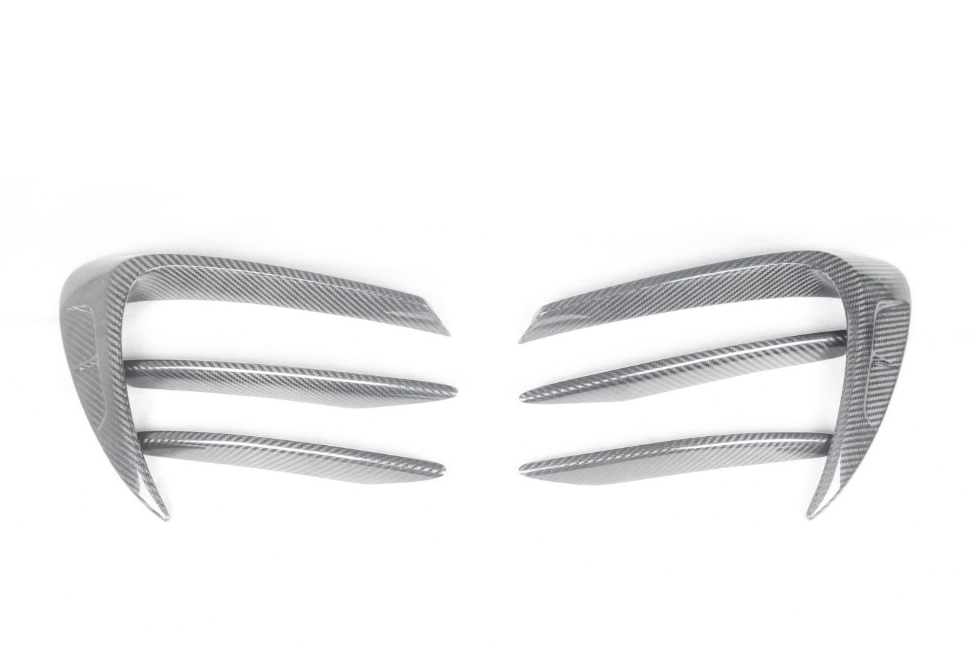 2021-UP Mercedes-Benz S-Class W223 4Matic Sedan MSY Front Bumper Vents Dry Carbon 