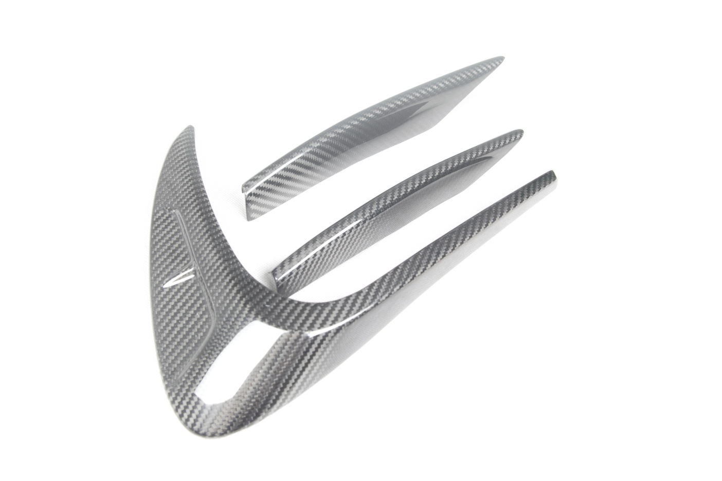 2021-UP Mercedes-Benz S-Class W223 4Matic Sedan MSY Front Bumper Vents Dry Carbon 