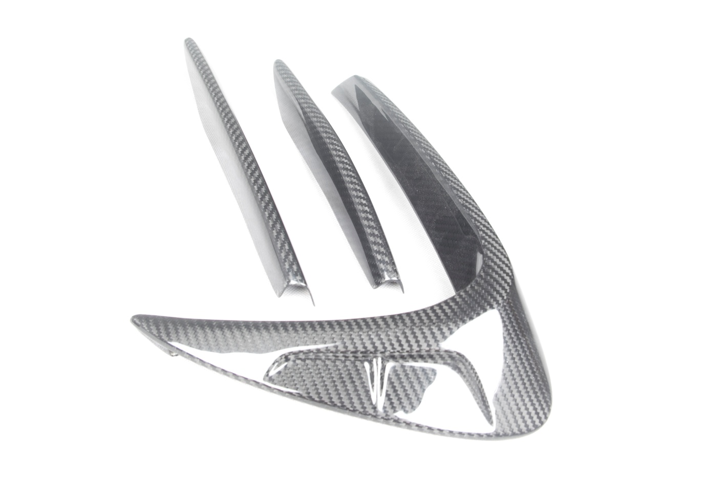 2021-UP Mercedes-Benz S-Class W223 4Matic Sedan MSY Front Bumper Vents Dry Carbon 