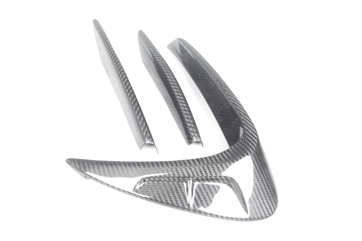 2021-UP Mercedes-Benz S-Class W223 4Matic Sedan MSY Front Bumper Vents Dry Carbon 
