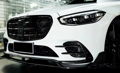 2021-UP Mercedes-Benz S-Class W223 4Matic Sedan MSY Front Bumper Vents Dry Carbon 