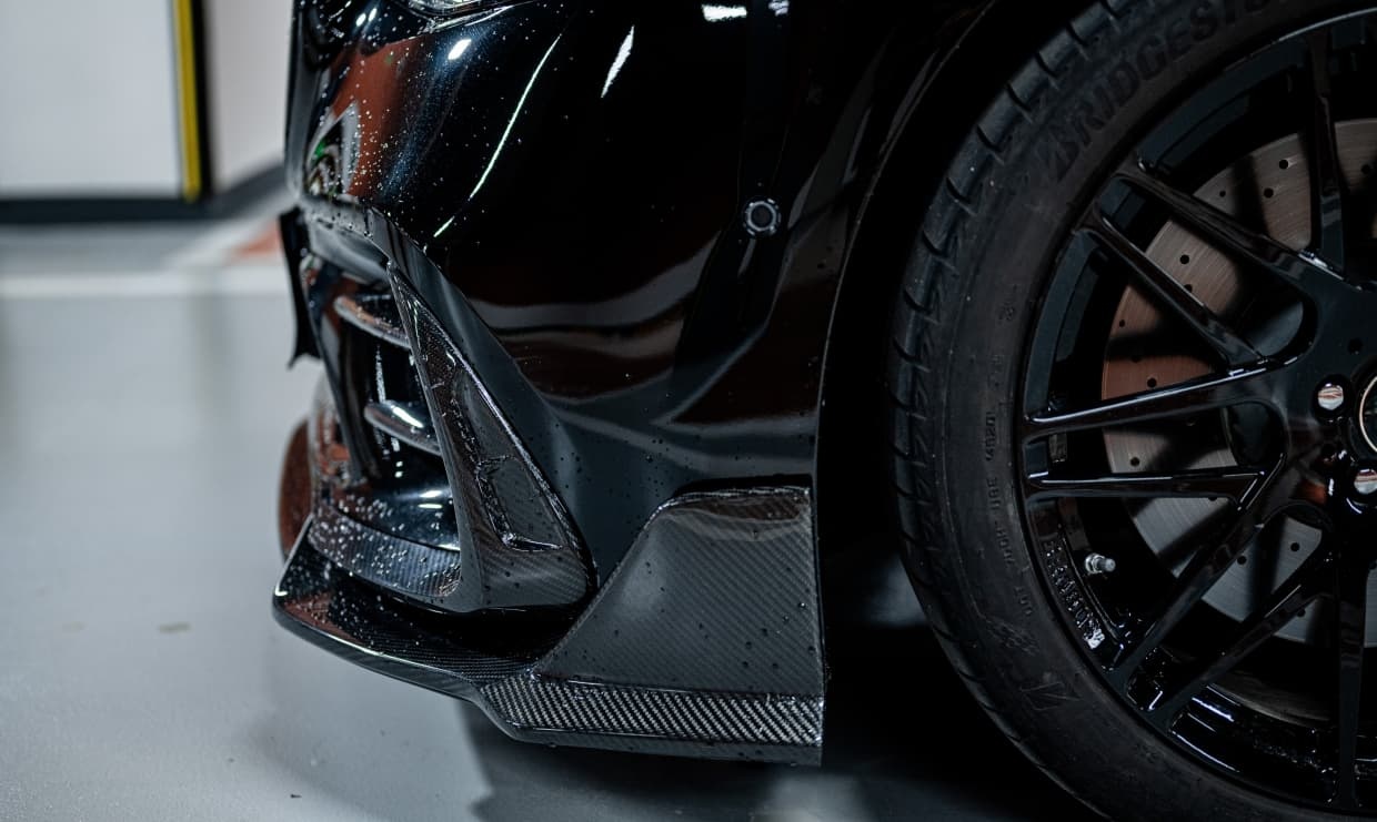 2021-UP Mercedes-Benz S-Class W223 4Matic Sedan MSY Dry Carbon Front Lip Splitter