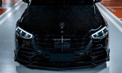 2021-UP Mercedes-Benz S-Class W223 4Matic Sedan MSY Dry Carbon Front Lip Splitter