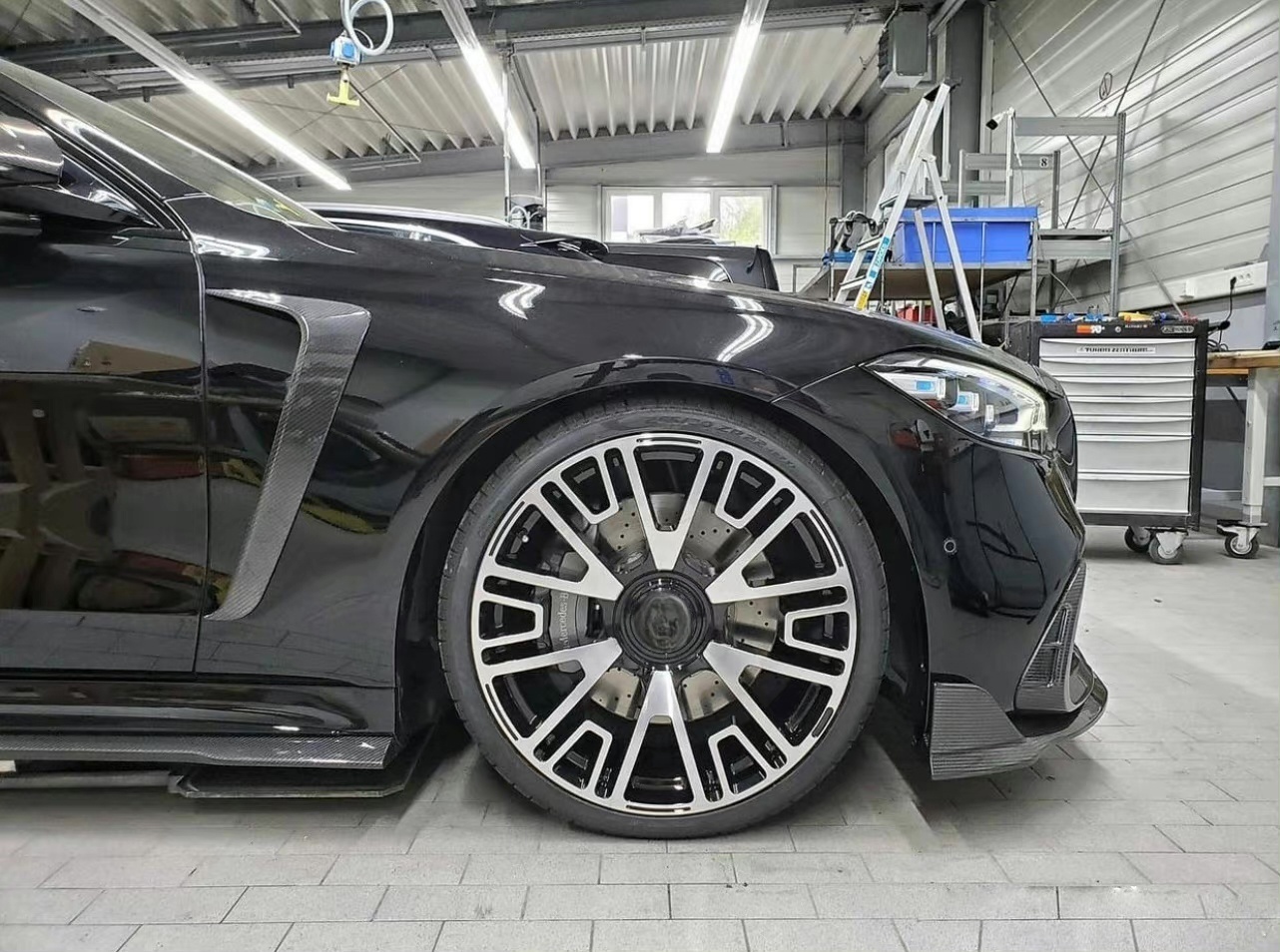 2021-UP Mercedes-Benz S-Class W223 4Matic Sedan MSY Fender Trims Dry Carbon 
