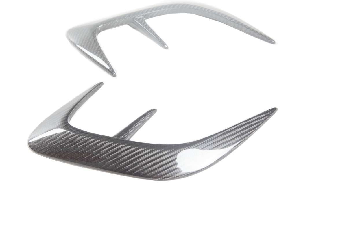 2021-UP Mercedes-Benz S-Class W223 4Matic Sedan MSY Rear Bumper Side Trims Dry Carbon