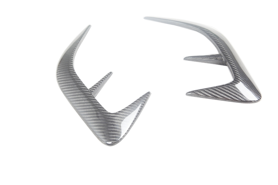 2021-UP Mercedes-Benz S-Class W223 4Matic Sedan MSY Rear Bumper Side Trims Dry Carbon