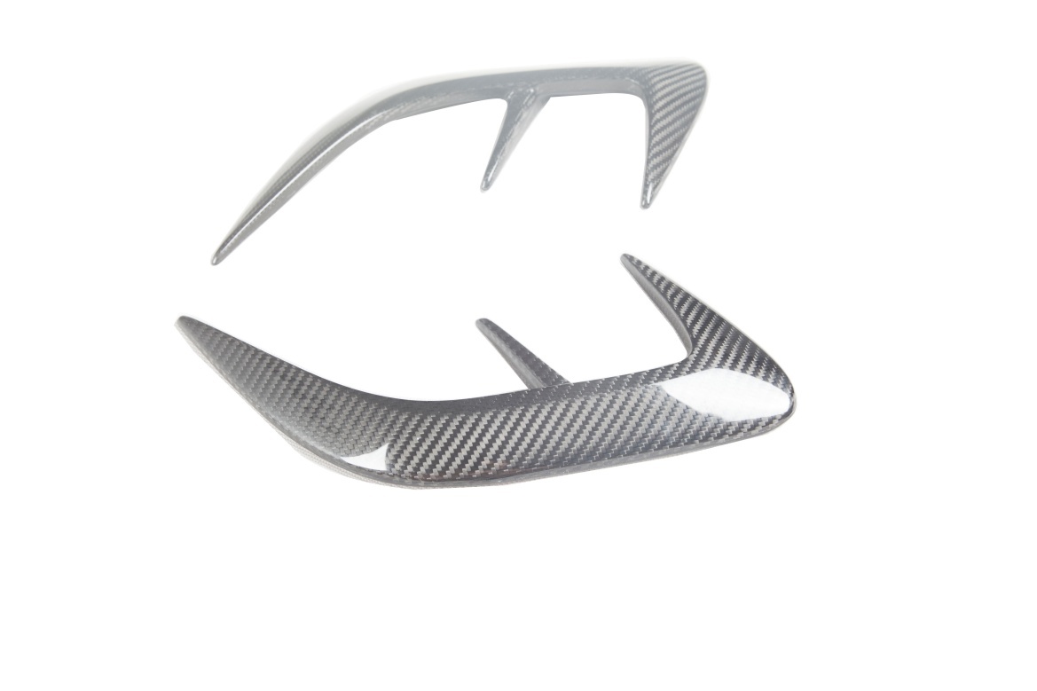 2021-UP Mercedes-Benz S-Class W223 4Matic Sedan MSY Rear Bumper Side Trims Dry Carbon
