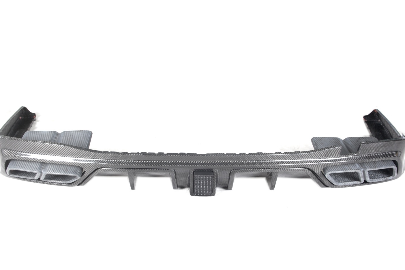 2021-UP Mercedes-Benz S-Class W223 4Matic Sedan MSY Rear Diffuser with LED Light And Exhaust tips Dry Carbon