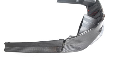 2021-UP Mercedes-Benz S-Class W223 4Matic Sedan MSY Rear Diffuser with LED Light And Exhaust tips Dry Carbon