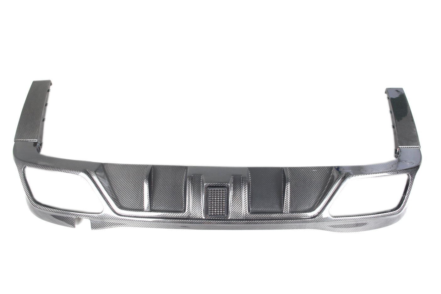 2021-UP Mercedes-Benz S-Class W223 4Matic Sedan MSY Rear Diffuser with LED Light And Exhaust tips Dry Carbon