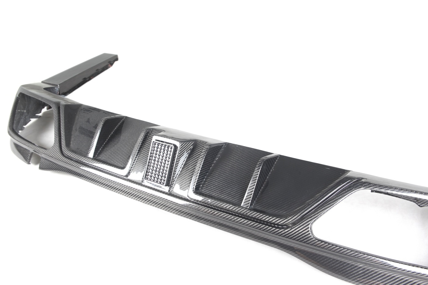2021-UP Mercedes-Benz S-Class W223 4Matic Sedan MSY Rear Diffuser with LED Light And Exhaust tips Dry Carbon