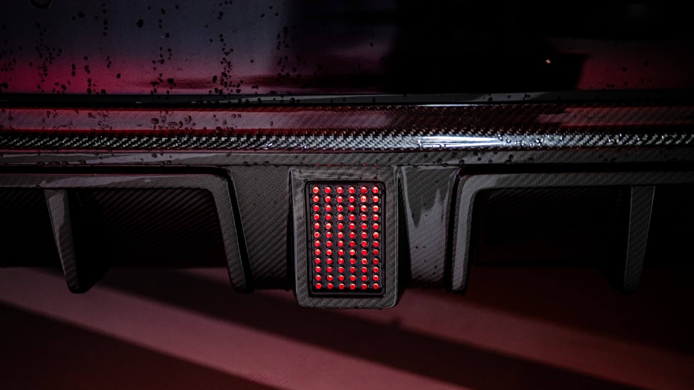 2021-UP Mercedes-Benz S-Class W223 4Matic Sedan MSY Rear Diffuser with LED Light And Exhaust tips Dry Carbon