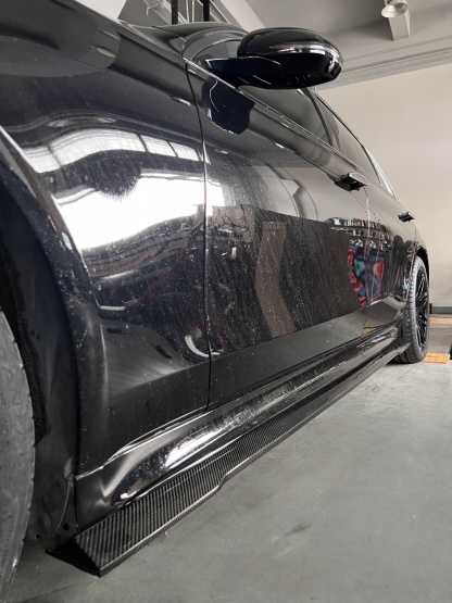 2021-UP Mercedes-Benz S-Class W223 4Matic Sedan (Long Model) MSY Side Skirts Dry Carbon 