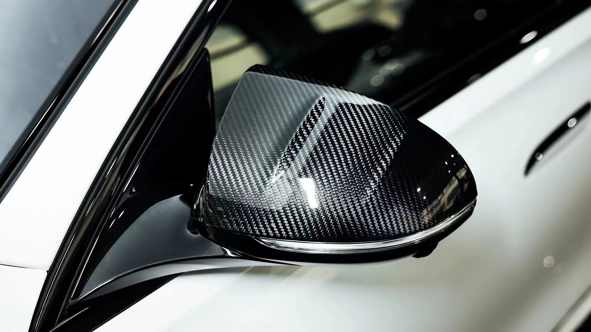 2021-UP Mercedes-Benz S-Class W223 4Matic Sedan MSY Mirror Covers Dry Carbon