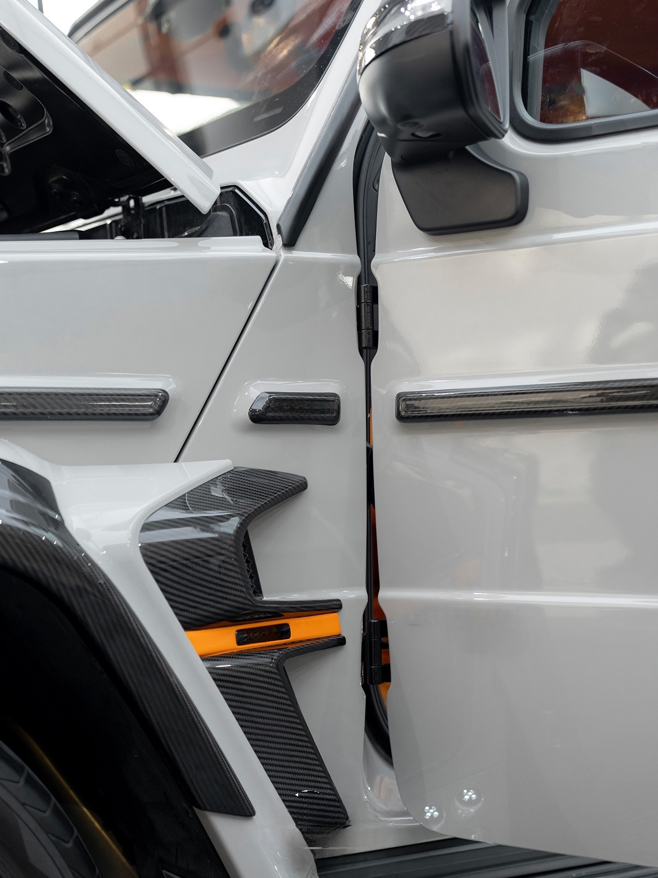 2018-2024 Mercedes-Benz W464 G-Class G350/G500/G63 Upgrade to G900 Front Fender Extensions | Dry Carbon