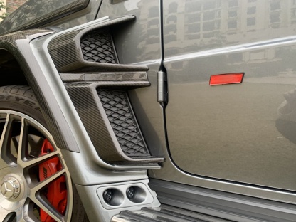 2018-2024 Mercedes-Benz W464 G-Class G350/G500/G63 Upgrade to G900 Front Fender Extensions | Dry Carbon