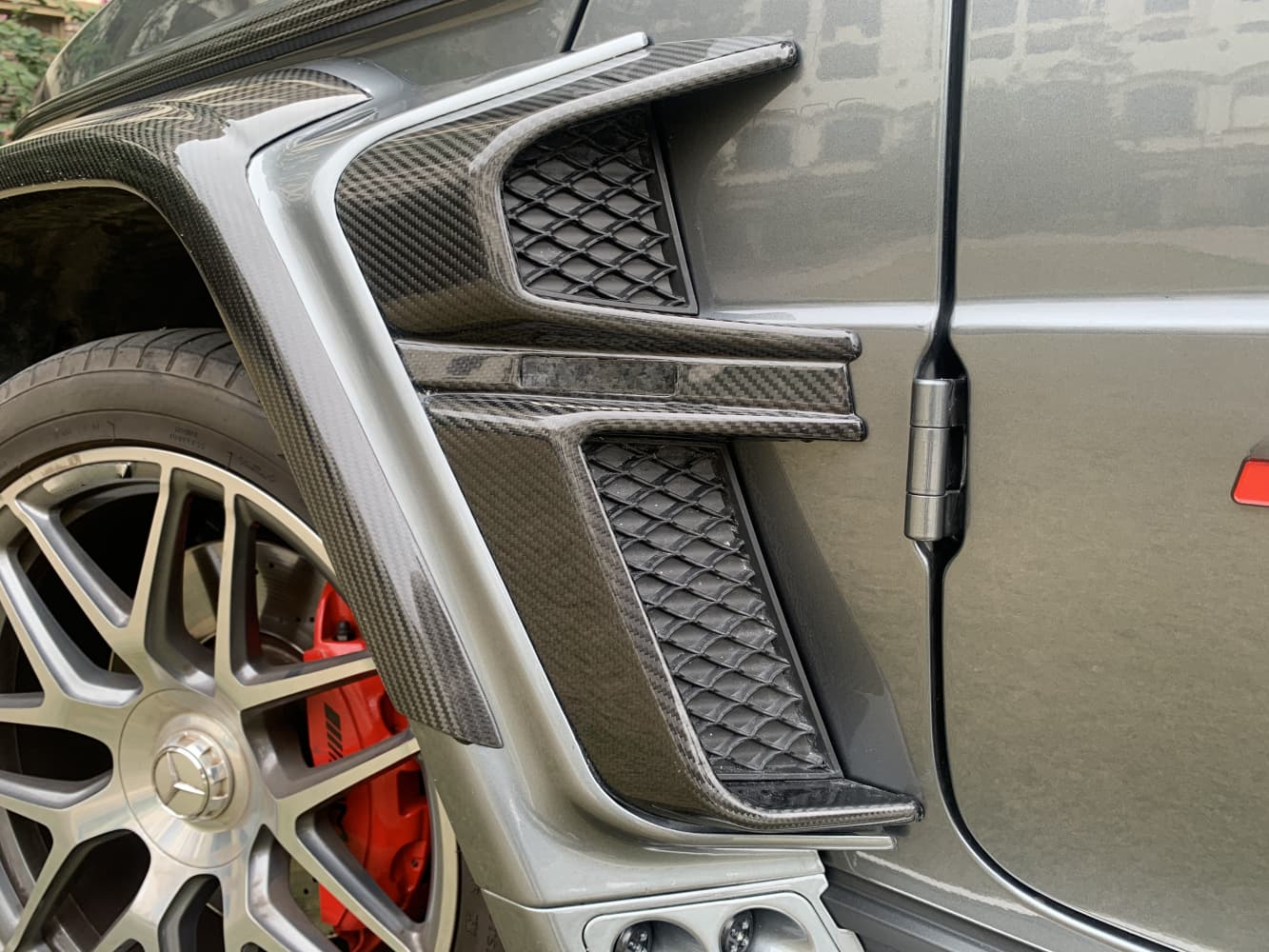 2018-2024 Mercedes-Benz W464 G-Class G350/G500/G63 Upgrade to G900 Front Fender Extensions | Dry Carbon
