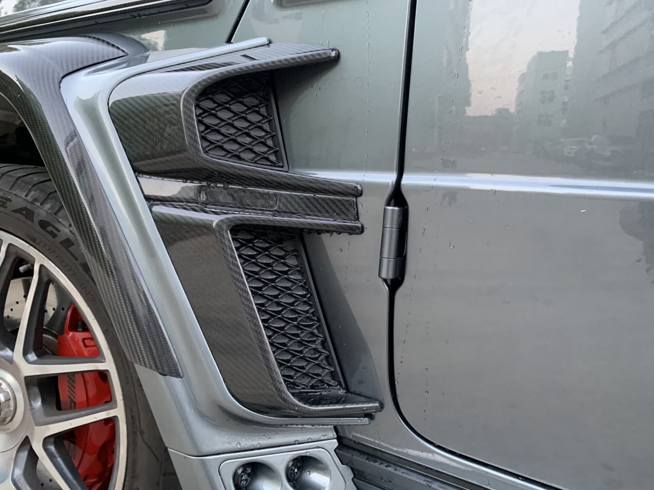 2018-2024 Mercedes-Benz W464 G-Class G350/G500/G63 Upgrade to G900 Front Fender Extensions | Dry Carbon