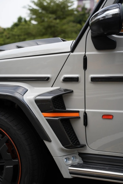 2018-2024 Mercedes-Benz W464 G-Class G350/G500/G63 Upgrade to G900 Front Fender Extensions | Dry Carbon