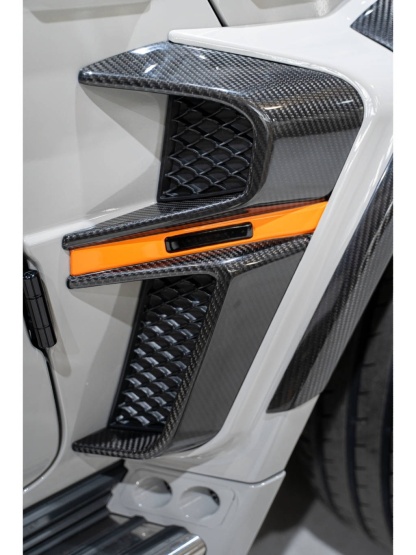 2018-2024 Mercedes-Benz W464 G-Class G350/G500/G63 Upgrade to G900 Front Fender Extensions | Dry Carbon