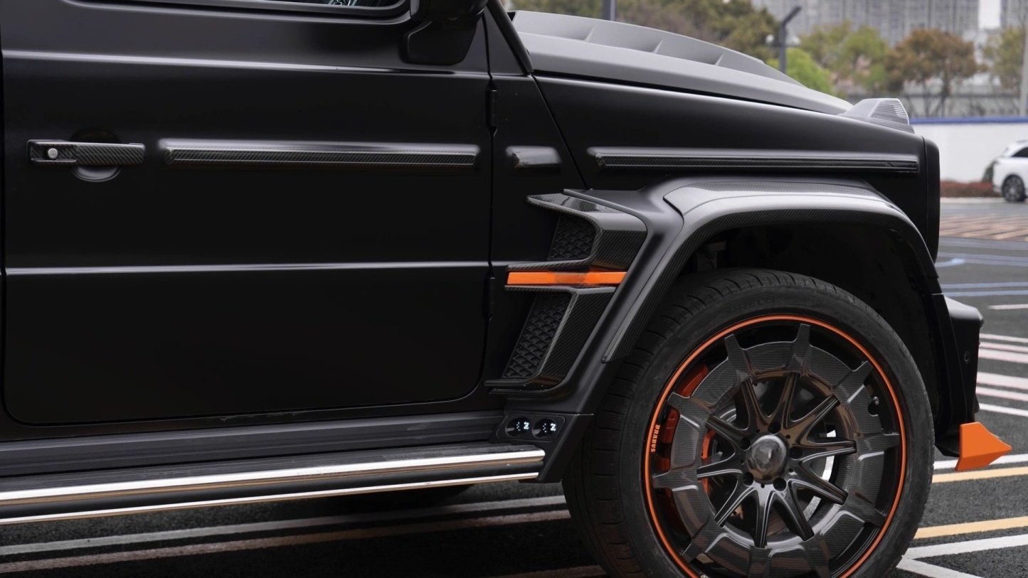 2018-2024 Mercedes-Benz W464 G-Class G350/G500/G63 Upgrade to G900 Front Fender Extensions | Dry Carbon