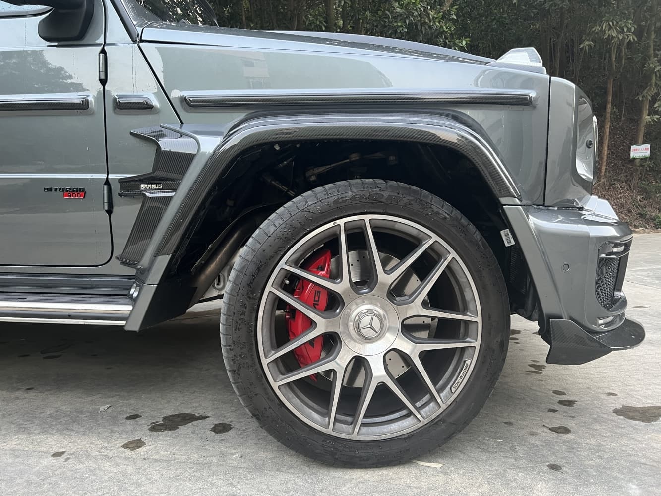 2018-2024 Mercedes-Benz W464 G-Class G350/G500/G63 Upgrade to G900 Front Fender Extensions | Dry Carbon