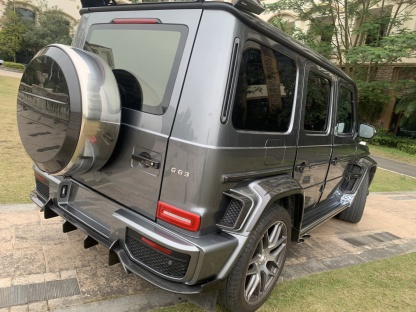 2018-2024 Mercedes-Benz W464 G-Class G350/G500/G63 Upgrade to G900 Rear Diffuser with Corner Trims in Dry Carbon
