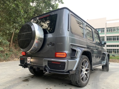 2018-2024 Mercedes-Benz W464 G-Class G350/G500/G63 Upgrade to G900 Rear Diffuser with Corner Trims in Dry Carbon
