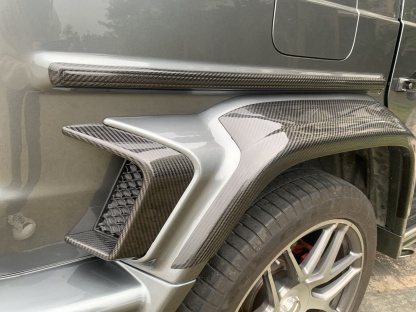 2018-2024 Mercedes-Benz W464 G-Class G350/G500/G63 Upgrade to G900 Rear Fender Extensions | Dry Carbon