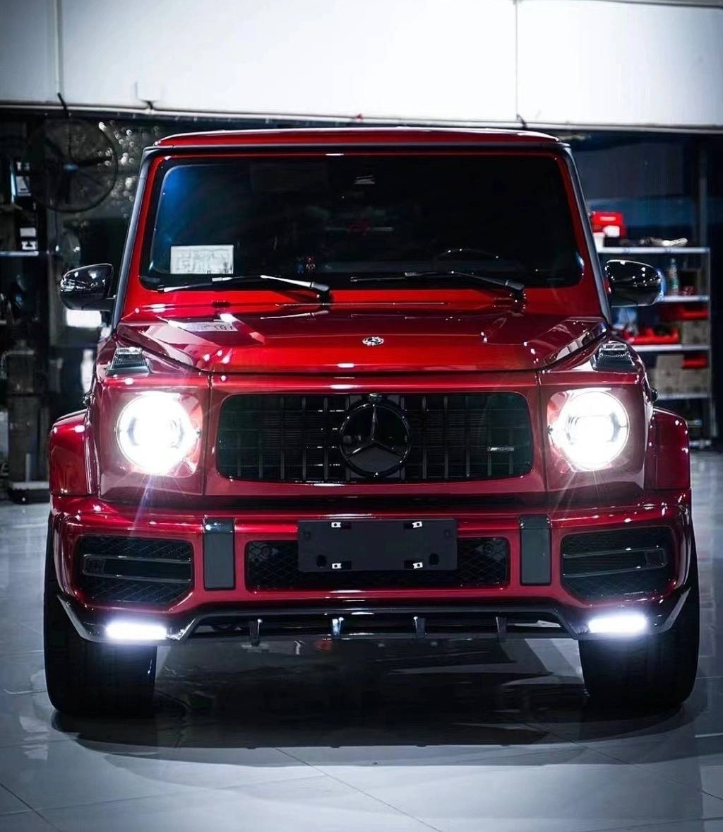 2019-UP Mercedes-Benz G Class W464 G63 TC Style Front Bumper Trim – Dry Carbon