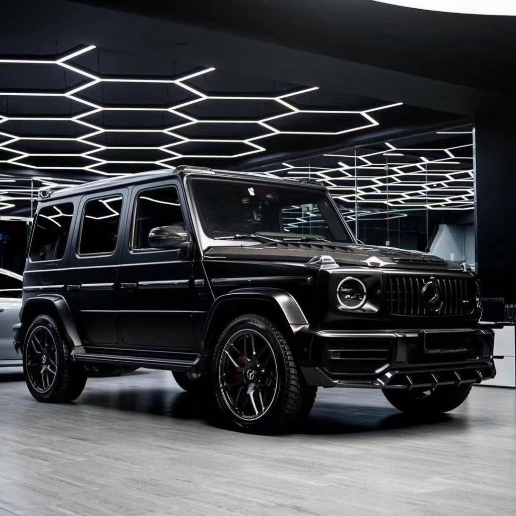 2019-UP Mercedes-Benz G Class W464 G63 TC Style Front Lip Splitter – Dry Carbon Fiber