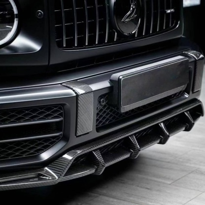 2019-UP Mercedes-Benz G Class W464 G63 TC Style Front Lip Splitter – Dry Carbon Fiber