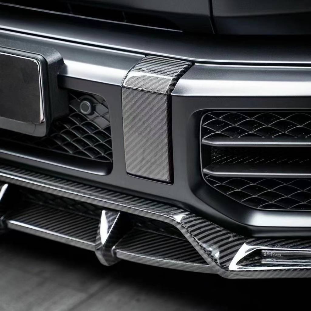 2019-UP Mercedes-Benz G Class W464 G63 TC Style Front Bumper Trim – Dry Carbon