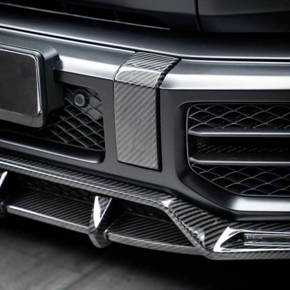 2019-UP Mercedes-Benz G Class W464 G63 TC Style Front Lip Splitter – Dry Carbon Fiber