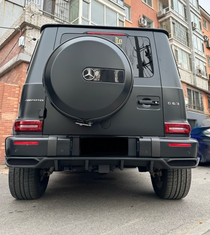 2019-UP Mercedes-Benz G Class W464 G63 TC Style Rear Bumper Trim – Dry Carbon Fiber