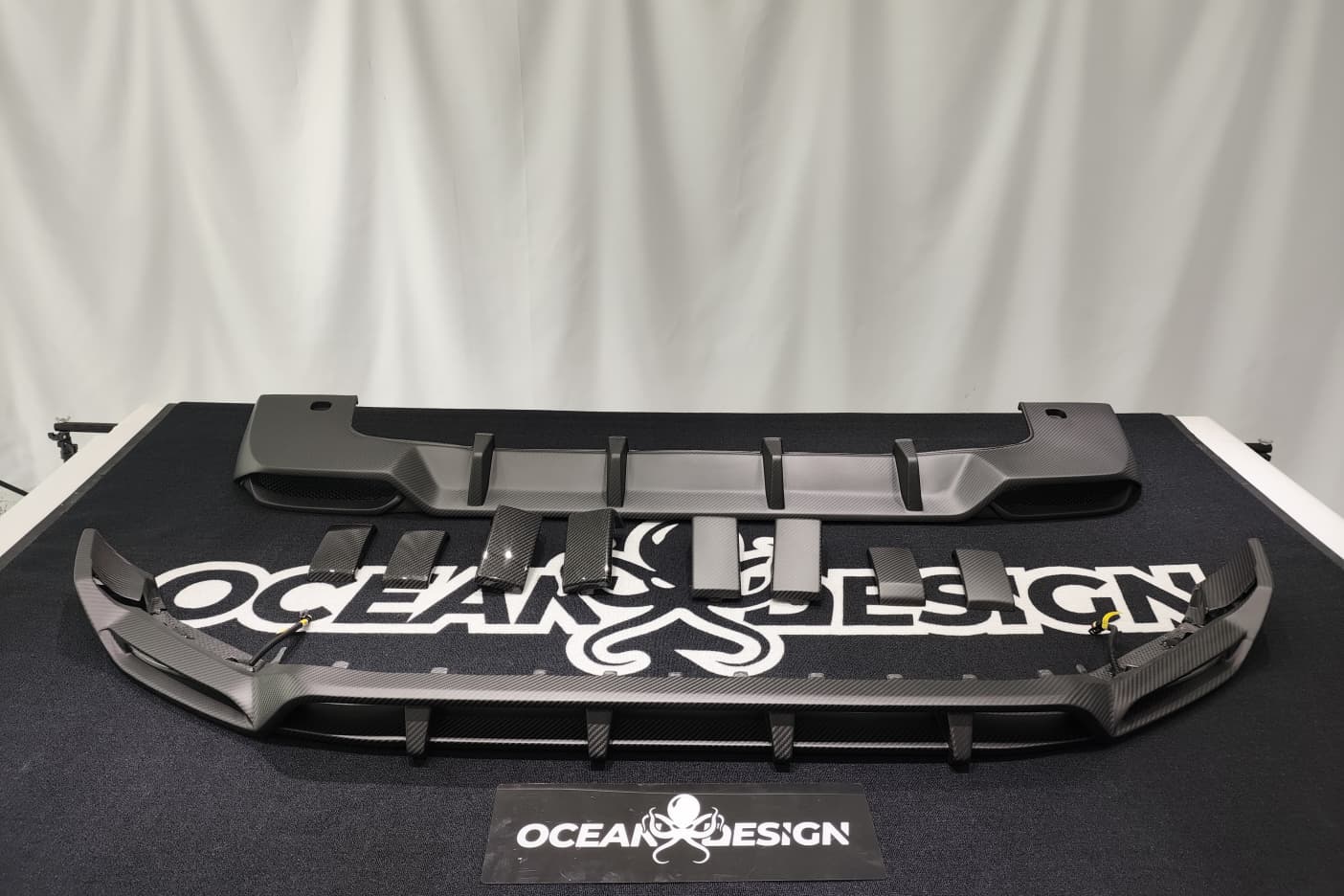 2019-UP Mercedes-Benz G Class W464 G63 TC Style Rear Diffuser – Dry Carbon Fiber
