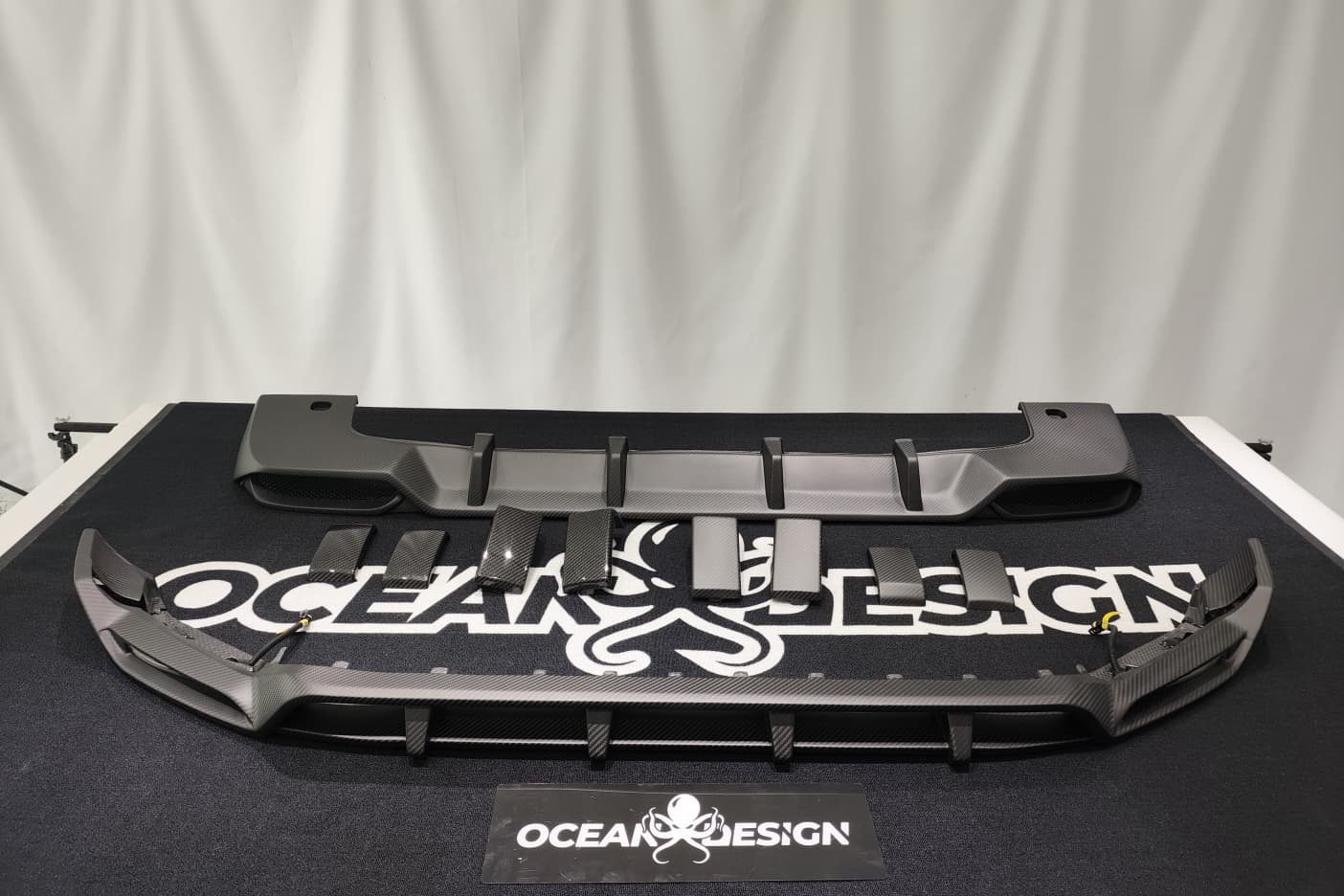 2019-UP Mercedes-Benz G Class W464 G63 TC Style Rear Diffuser – Dry Carbon Fiber