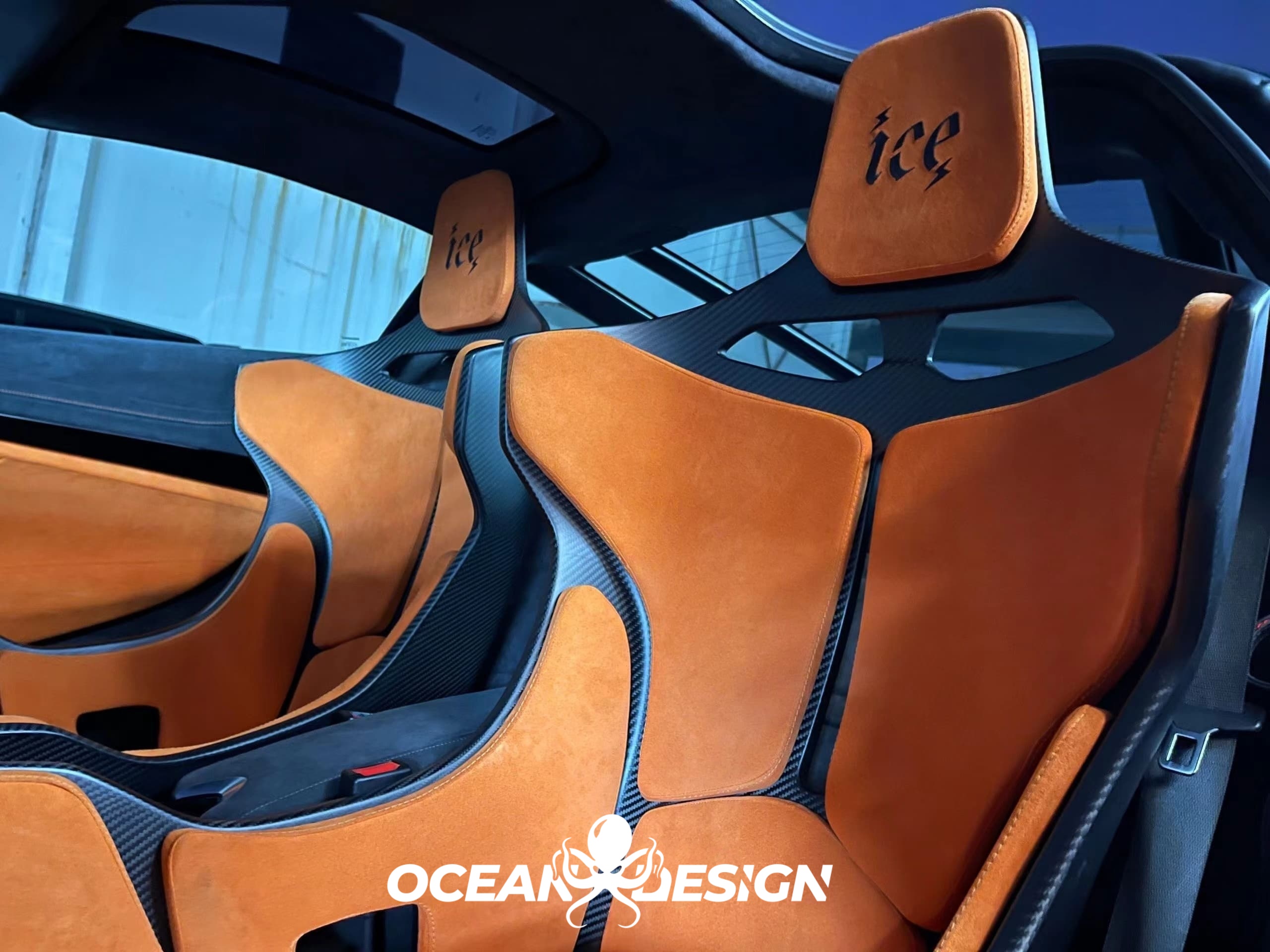 Ocean Design Dry Carbon Racing Seat Type R1 Universal Fitment