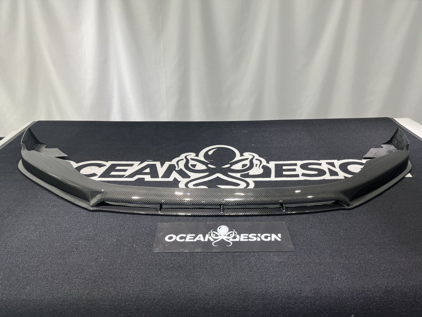 Porsche 2024 Panamera 976 Splitter Front Lip Type 1 Ocean Design Style Dry Carbon Bodykit