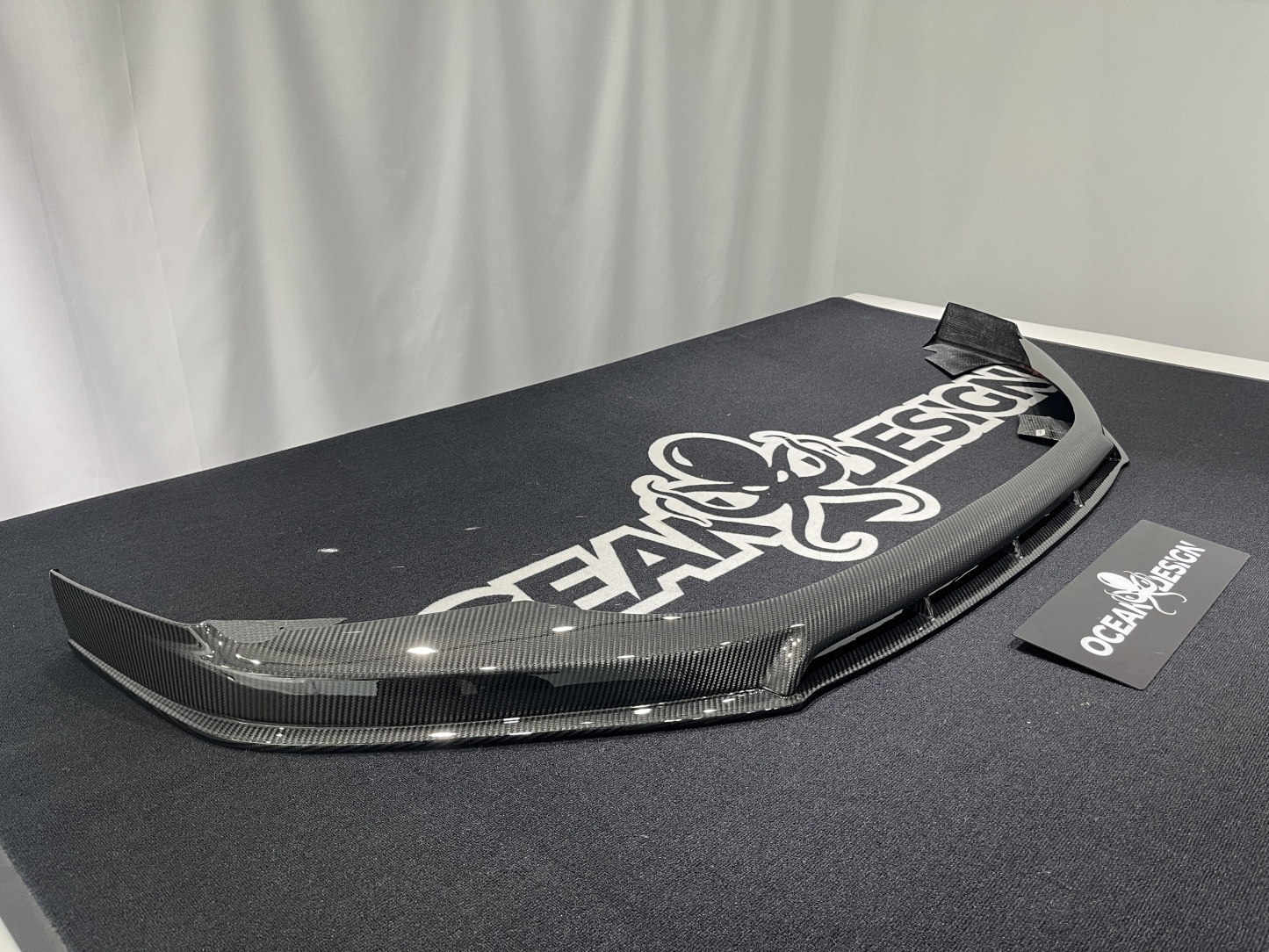 Porsche 2024 Panamera 976 Splitter Front Lip Type 1 Ocean Design Style Dry Carbon Bodykit