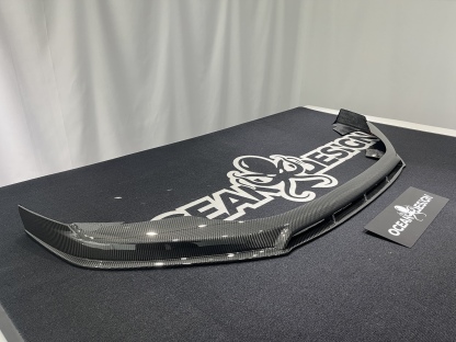Porsche 2024 Panamera 976 Splitter Front Lip Type 1 Ocean Design Style Dry Carbon Bodykit